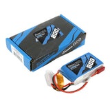 Buddy RC Gens Ace 800mAh 2S 7.4V 45C Lipo Battery Pack With JST-SYP Plug, view 3