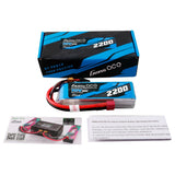 Buddy RC Gens ace 2200mAh 3S 60C 11.1V G-Tech Lipo Battery Pack with Deans Plug, view 3