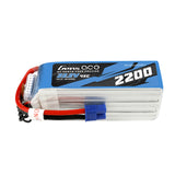 Buddy RC Gens Ace 2200mAh 6S 45C 22.2V Lipo Battery Pack With EC3 Plug, view 2