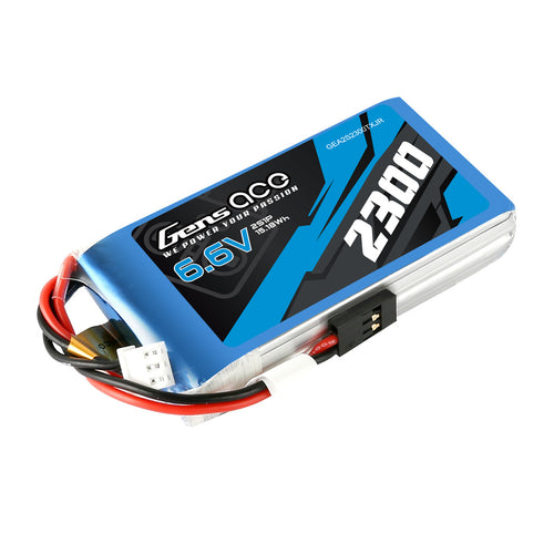 Buddy RC Gens Ace 2300mAh 2S 6.6V TX LiFe Battery Pack With JR-3P Plug