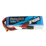 Buddy RC Gens Ace 2400mAh 7.4V RX 2S1P Lipo Battery Pack with JST-SYP plug, view 2
