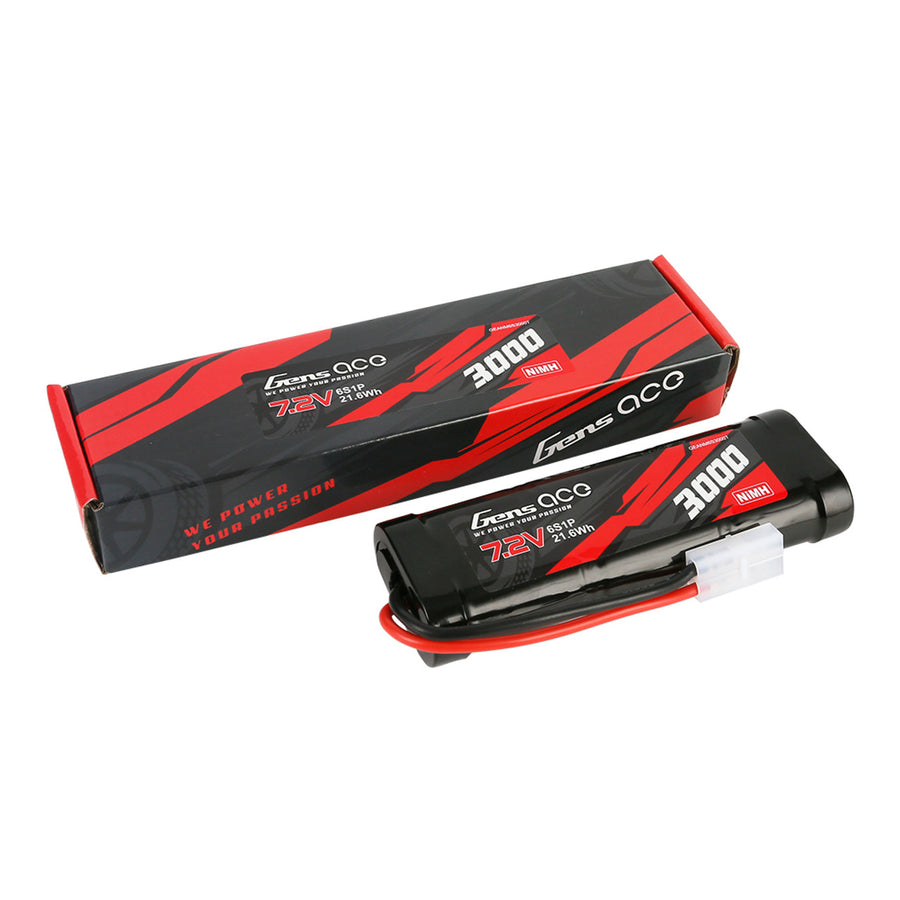 Buddy RC Gens Ace 3000mAh 7.2V Ni-MH Battery with Tamiya Plug