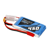 Buddy RC Gens Ace 450mAh 7.4V 45C 2S1P Lipo Battery Pack With JST-SYP Plug, view 3