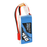 Buddy RC Gens Ace 450mAh 7.4V 45C 2S1P Lipo Battery Pack With JST-SYP Plug, view 4