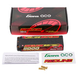 Buddy RC Gens ace 5000mAh 2S 140C 7.4V Lipo Battery | 5.0mm bullet | Redline 2.0, view 4