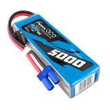 Buddy RC Gens Ace 5000mAh 4s 45C 14.8V G-Tech Lipo Battery Pack With EC5 Plug, view 2