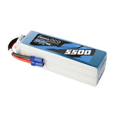 Buddy RC Gens ace 5500mAh 6S 60C 22.2V G-tech Lipo Battery Pack with EC5 Plug, view 2