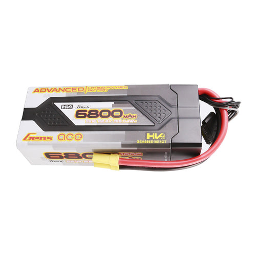 Buddy RC Gens ace 6800mAh 6S 100C 22.8V HardCase G-Tech Advanced Lipo Battery Pack 61# with EC5 Plug