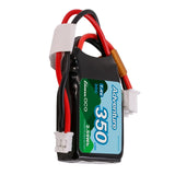 Buddy RC Gens ace Adventure 350mAh 2S 30C 7.4V Lipo Battery Pack with JST Plug, view 4