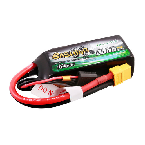 Buddy RC Gens Ace Bashing 11.1V 2200mAh 35C 3S1P G-Tech Lipo Battery Pack With XT60 Plug