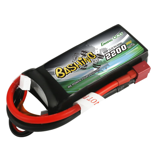 Buddy RC Gens Ace Bashing 2200mAh 11.1V 35C 3S1P Lipo Battery Pack With Deans Plug