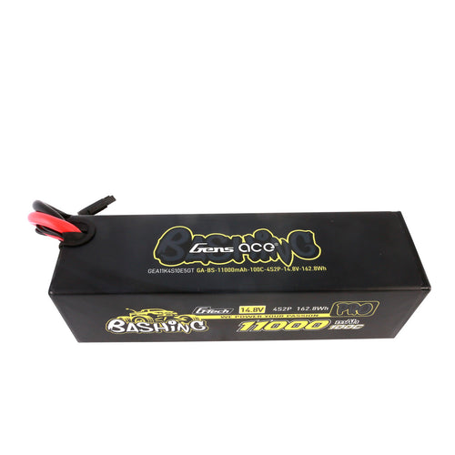 Buddy RC Gens Ace 4S2P 11000mah 14.8V 100C Bashing Pro G-Tech Lipo Battery Pack With EC5 Plug For Arrma
