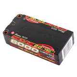 Buddy RC Gens Ace 6000mAh 2S2P 140C 7.6V HardCase HV Redline 2.0 Series Shorty Lipo Battery, view 2