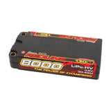 Buddy RC Gens ace Redline Series 8000mAh 3.8V 130C 1S2P HardCase 65# HV Lipo Battery with 5.0mm bullet LCG, view 4