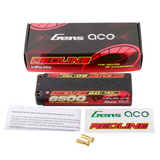Buddy RC Gens Ace 6500mAh 2S 7.6V 140C HardCase 57# Redline 2.0 Series Lipo Battery With 5.0mm Bullet, view 5