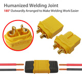 Buddy RC XT60 Connectors by Amass Yellow 2 Pairs, view 6