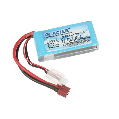 Buddy RC Glacier 30C 1300mAh 2S 7.4V LiPo Battery