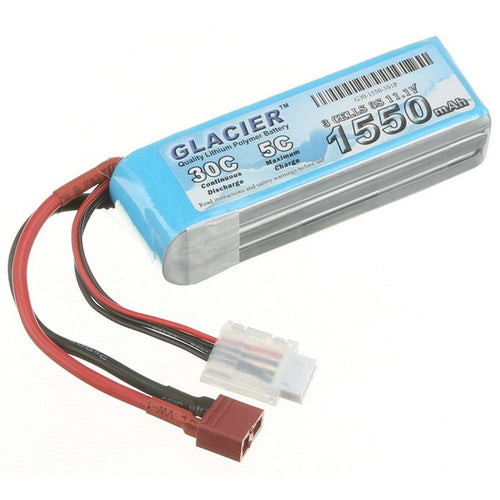 Buddy RC Glacier 30C 1550mAh 3S 11.1V LiPo Battery