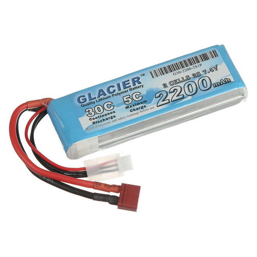 Buddy RC Glacier 30C 2200mAh 2S 7.4V LiPo Battery