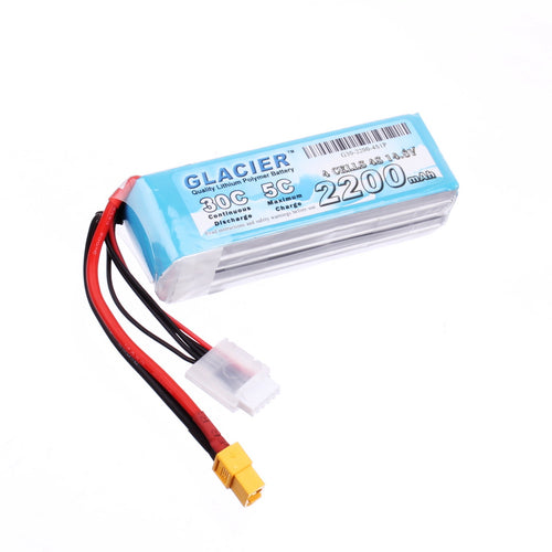 Buddy RC Glacier 30C 2200mAh 4S 14.8V LiPo Battery with XT60 Connector