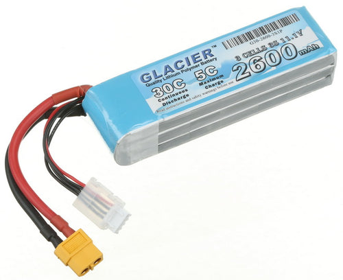 Buddy RC Glacier 30C 2600mAh 3S 11.1V LiPo Battery with XT60 Connector