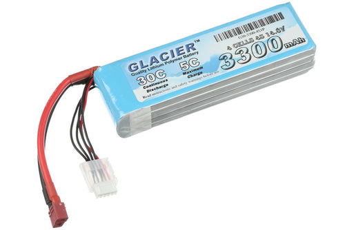 Buddy RC Glacier 30C 3300mAh 4S 14.8V LiPo Battery