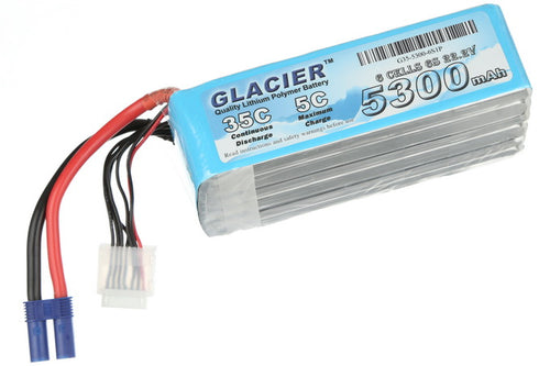 Buddy RC Glacier 35C 5300mAh 6S 22.2V LiPo Battery