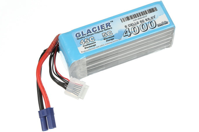 Buddy RC Glacier 45C 4000mAh 6S 22.2V LiPo Battery