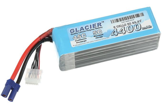 Buddy RC Glacier 45C 4400mAh 6S 22.2V LiPo Battery