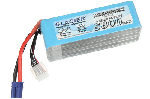 Buddy RC Glacier 45C 5800mAh 6S 22.2V LiPo Battery