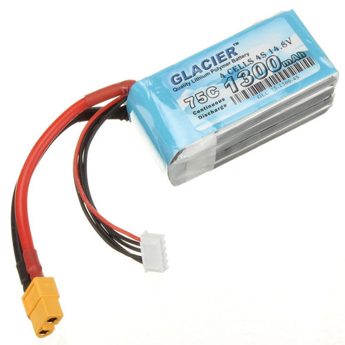 Buddy RC Glacier 75C 1300mAh 4S 14.8V LiPo Battery