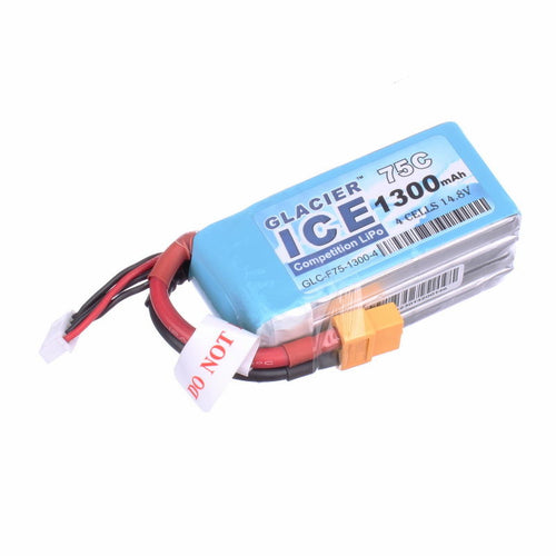 Buddy RC Glacier ICE 75C 1300mAh 4S 14.8V LiPo Battery
