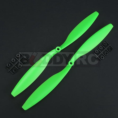 Buddy RC Green GemFan 12X4.5 inch Slow Flyer Normal CCW Propellers