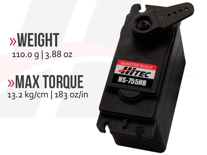 Buddy RC Hitec Giant Scale Servos 755HB