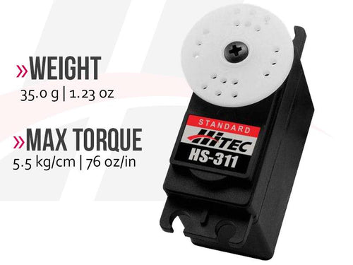 Buddy RC HiTec HS-311 Standard Analog Sport Servo