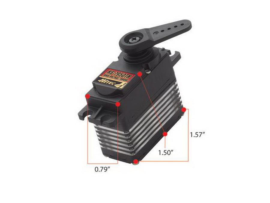 Buddy RC Hitec HS-7950TH High Voltage, Ultra Torque, Titanium Gear, Coreless Ultra Premium Servo