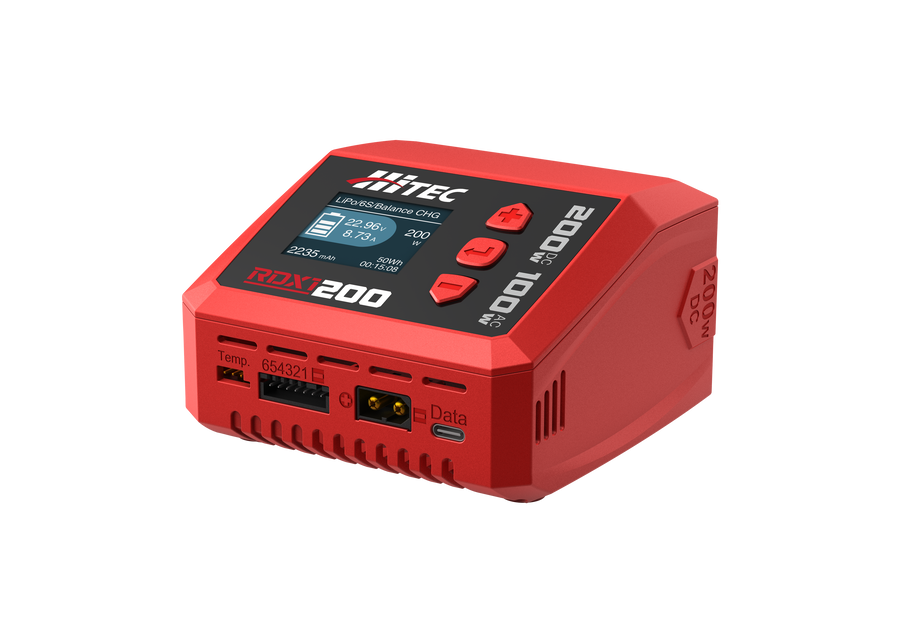 Buddy RC Hitec RDX1 200 AC/DC 100W 6s Battery charger
