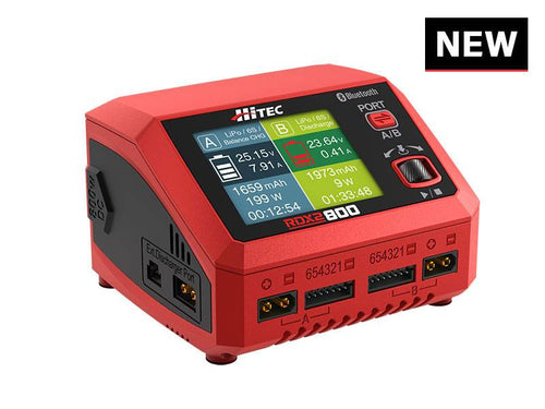 Buddy RC Hitec RDX2 800 AC/DC 800W 10A 6S Dual Port Battery Charger