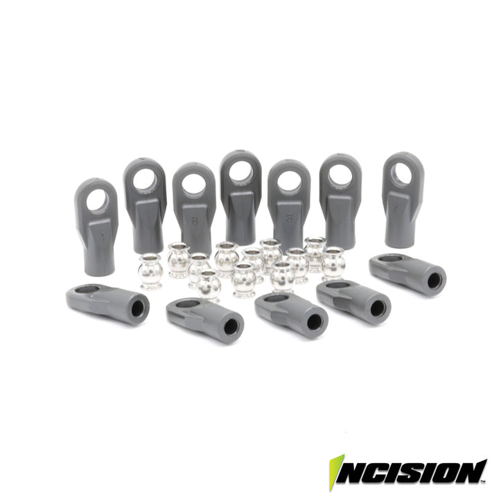 Buddy RC Incision Pro Rod Ends with Pivot Balls (12)