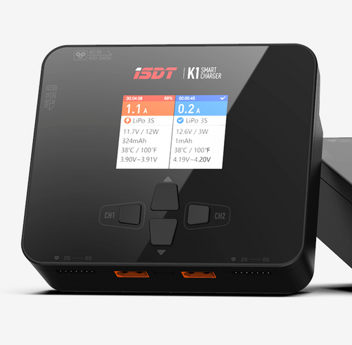 Buddy RC ISDT K1 100W AC / 250W DC Dual Port 2-6S Smart Charger