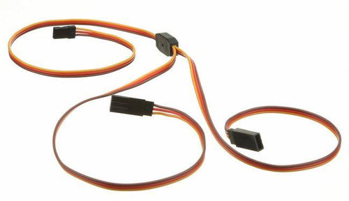 Buddy RC JR Compatible Servo Y Splitter Extension Cable 600mm