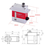 Buddy RC KST DS215MG V8.0 Metal Gear Digital Servo For RC Helicopter, view 5