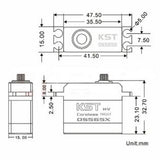 Buddy RC KST DS565X Digital Servo HV 8.4V 0.04s 83oz, view 2
