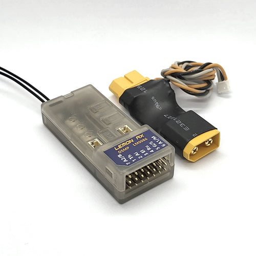 Buddy RC Lemon Rx DSMP 7-CH TELEMETRY STABILIZER & XT60 ENERGY METER (DSMX/DSM2 COMPATIBLE)