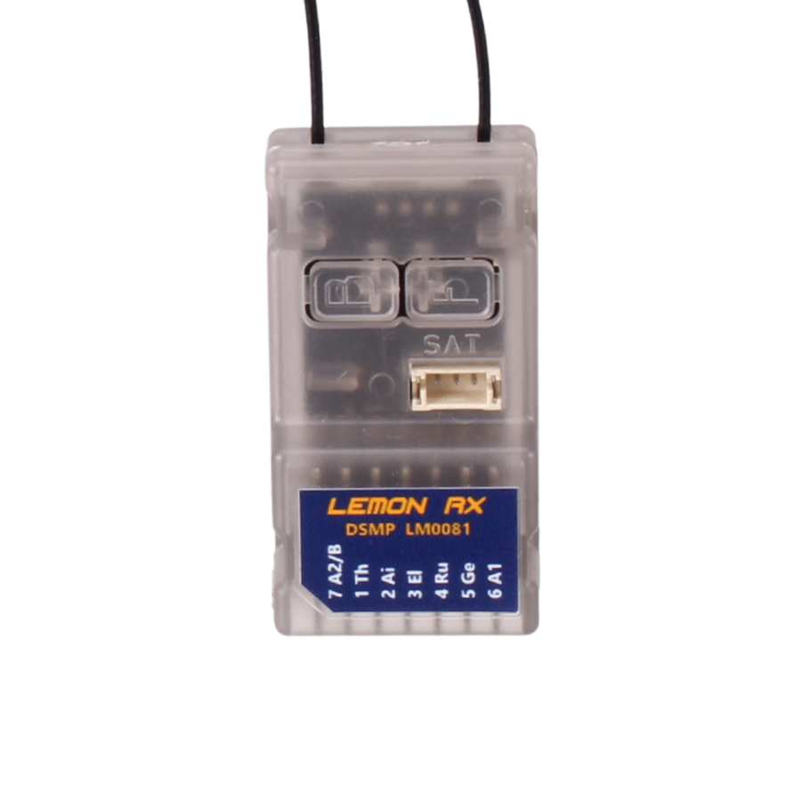Buddy RC Lemon Rx DSMP 7-Channel Receiver with Diversity Antenna DSMX DSM2 Compatible