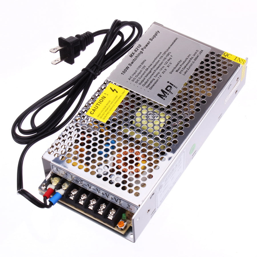 Buddy RC MPI 100W 12V 9A Switching Power Supply with Free XT60 or 4mm Bullet Cable