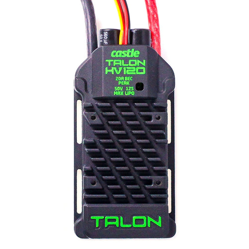 Buddy RC Castle Creations Talon Series ESCs 120amp HV (No Data Logging, Robust BEC)