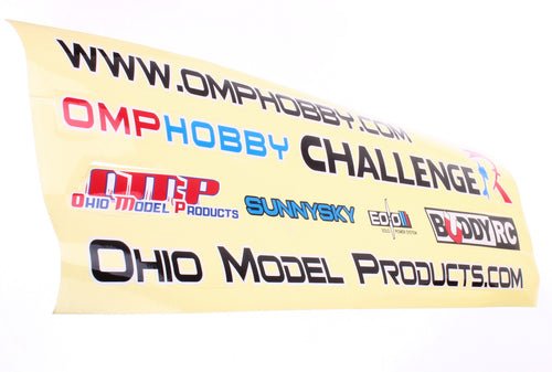 Buddy RC OMPHOBBY 49" Challenger Sticker Sheet