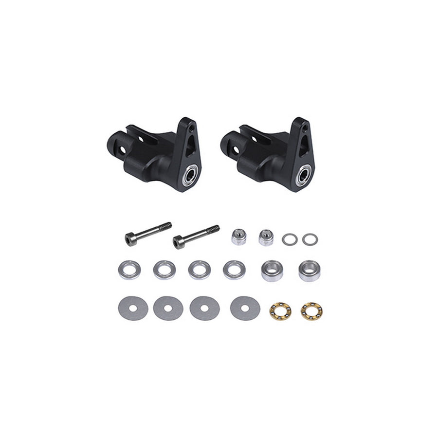 Buddy RC OMP Hobby M4 MAX Helicopter Tail Blade Grip Set in Black