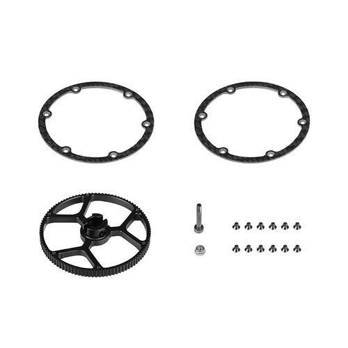 Buddy RC OMP Hobby M4 MAX Helicopter Main Pulley 99T in Black